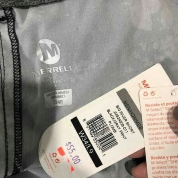 Merrell Men's swimming shorts swimwear Big River Size 34 R NWT - Picture 4 of 4